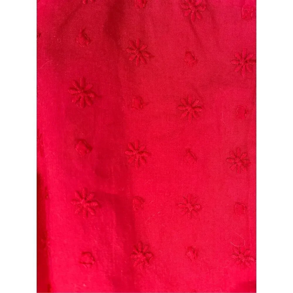 3/$30 NEW Old Navy Toddler Girls 12-18 Months Red Eyelet Dress